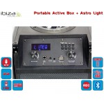 Ibiza Sound KUBE60-BK ΕΝΕΡΓΟ ΦΟΡΗΤΟ ΗΧΕΙΟ RGB LED ASTRO Light Effect KARAOKE