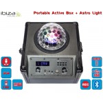 Ibiza Sound KUBE60-BK ΕΝΕΡΓΟ ΦΟΡΗΤΟ ΗΧΕΙΟ RGB LED ASTRO Light Effect KARAOKE