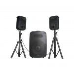 Ibiza Sound CUBE158 Ενεργό σύστημα ηχείων 2.1-15ʺ/38CM + 2 X 8ʺ.USB/SD/BT.600W