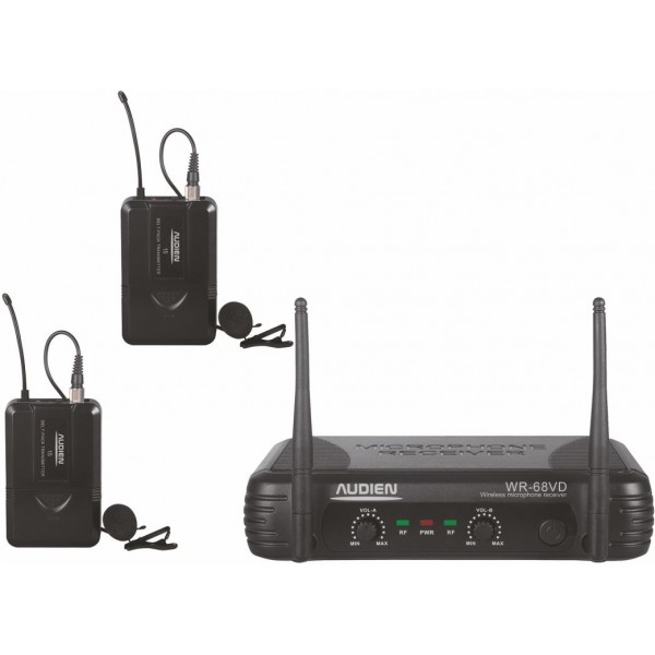 Audien WR-68VD-D Ασύρματα μικρόφωνα πέτου - πέτου
