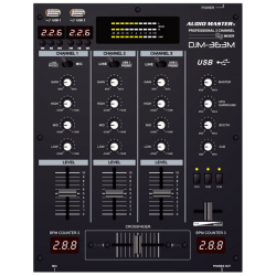 Audio Master DJM363M Επαγγελματικός Μίκτης DJ 3 Καναλιών