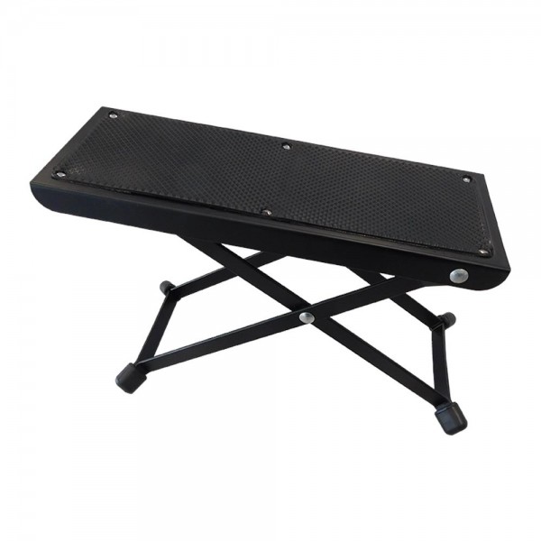 FS15 FOOTREST  Οικονομικό υποπόδιο κιθάρας , με ρυθμιζόμενο ύψος . χρώμα μαύρο