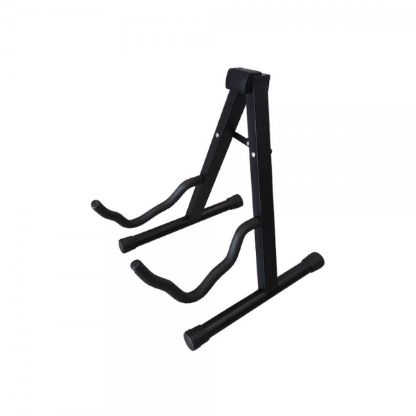GS20 GUITAR STAND Βάση δαπέδου για κιθάρα και μπάσο . Υψος 380 mm . Χρώμα μαύρο . Βάρος 1,14kg.