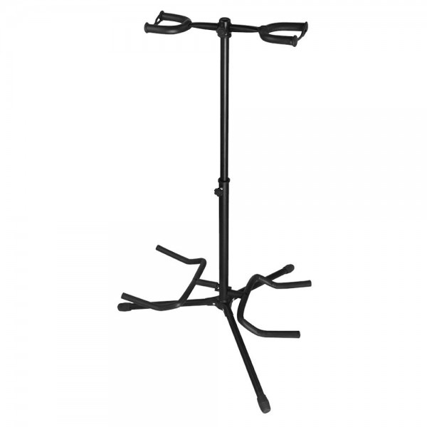 GS60 GUITAR STAND Βάση δαπέδου για δυο κιθάρες η μπάσο . Ρυθμιζόμενο ύψος 800 - 970mm