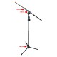 MS25 MIC STAND Γερανός μικροφώνου δαπέδου με βραχίονα μήκους 500-920mm Ύψος 1050-1800mm