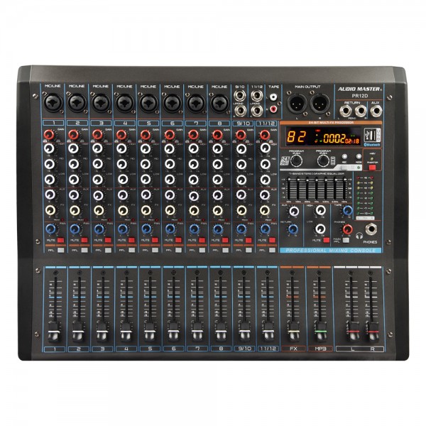 Audio Master PR12D Κονσόλα 12 Καναλιών με 99 ενσωματωμένα DSP effects