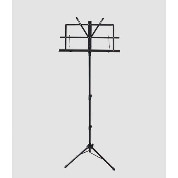 Audio Master MS3 Αναλόγιο Μουσικής Ύψους 46-130cm σε Μαύρο Χρώμα