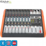 Ibiza Sound MX802 Μίκτης 8 καναλιών με USB και BLUETOOTH 