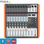 Ibiza Sound MX802 Μίκτης 8 καναλιών με USB και BLUETOOTH 