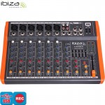 Ibiza Sound MX801 Μίκτης 8 καναλιών με Phantom Power
