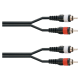 Καλώδιο 2 RCA Αρσενικά σε 2 RCA Αρσενικά μήκος 1,5Μ
