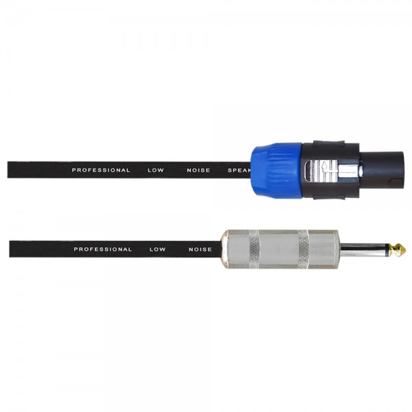 Καλώδιο ηχείων 2X1,5mm Speakon Jack 6,3mm μήκος 15Μ
