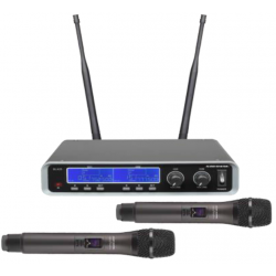 BLX25 / ΗΗ MICROPHONE Ασύρματο διπλό μικρόφωνο υψηλής ποιότητας με δέκτη UHF