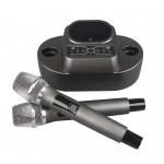 Ασύρματα μικρόφωνα YT-200 σετ με 2 ασύρματα μικρόφωνα, επαναφορτιζόμενες μπαταρίες