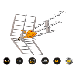 TELEVES 149941 DAT-45 T-FORCE HD BOSS LTE 15dB/42db Επίγεια Κεραία  