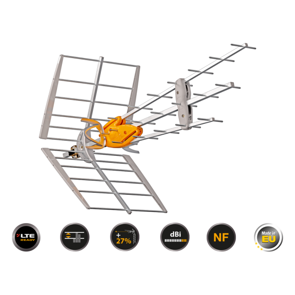 ΚΕΡΑΙΑ ΤΡΙΠΛΗ TELEVES 149941 DAT-45 T-FORCE LTE HD BOSS