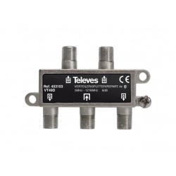 Televes 453103 splitter 4 ways F 5-1218 MHz