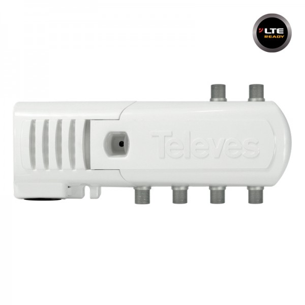 Televes 552340 ΕΝΙΣΧΥΤΗΣ ΓΡΑΜΜΗΣ ''F'' 47-790MHz 4 Out LTE