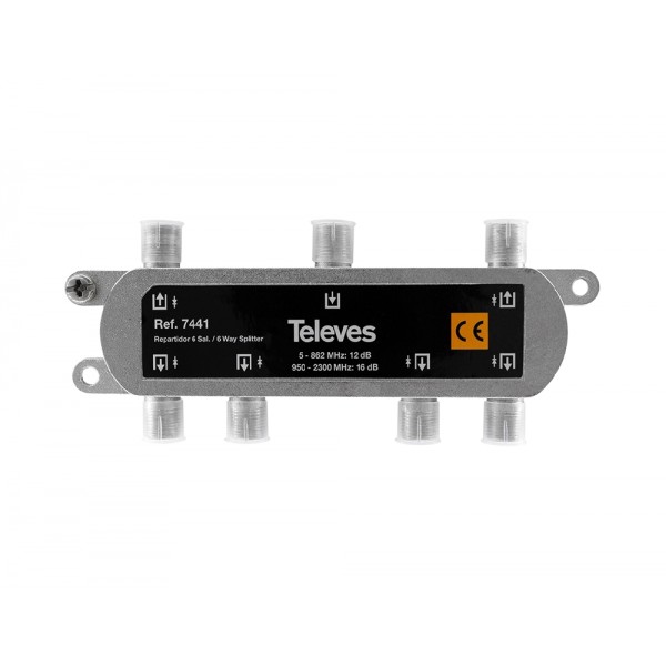 Televes 7441 splitter 6 ways 