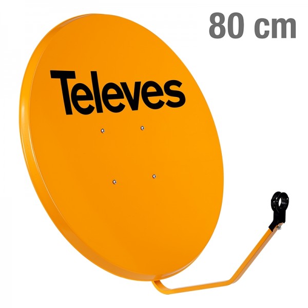 Televes 7901 Κάτοπτρο 80cm steel πορτοκαλί