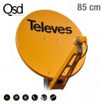 Televes 7903 ΚΑΤΟΠΤΡΟ QSD 85cm aluminium πορτοκαλί