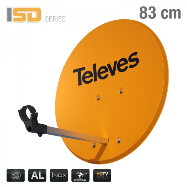 TELEVES 793111 ISD DISH 83cm ALU ORANGE