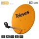 TELEVES 793111 ISD DISH 83cm ALU ORANGE