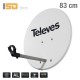Televes 793112 ISD DISH 83cm ALU WHITE