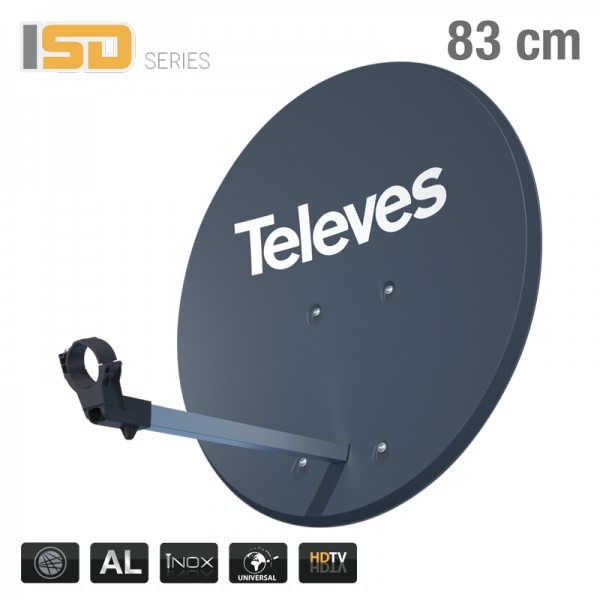 Televes 793113 ISD DISH 83cm ALU GREY