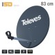 Televes 793113 ISD DISH 83cm ALU GREY