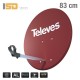 Televes 793114 ISD DISH 83cm ALU RED