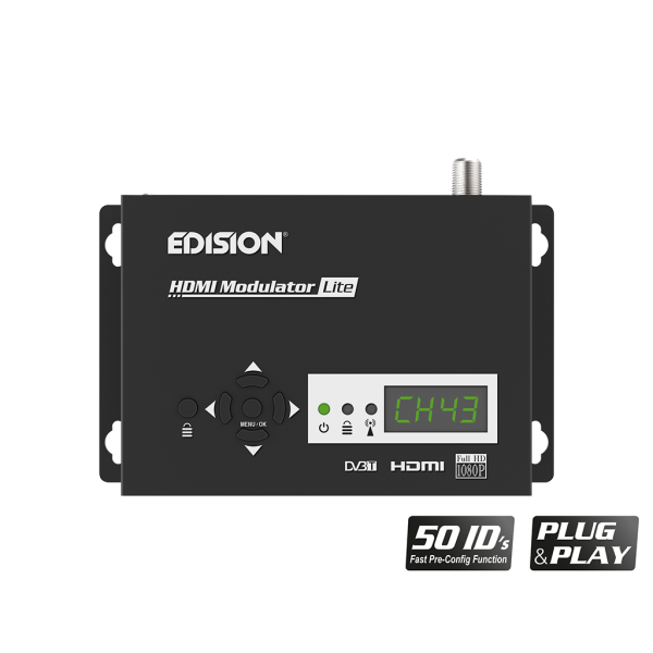  EDISION HDMI MODULATOR lite DVB-T | Ψηφιακός διαμορφωτής FULL HIGH DEFINITION HDMI