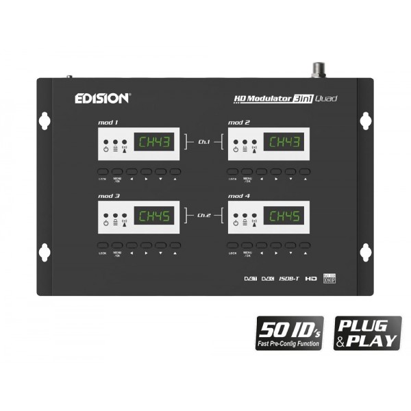 EDISION HDMI MODULATOR 3in1 QUAD
