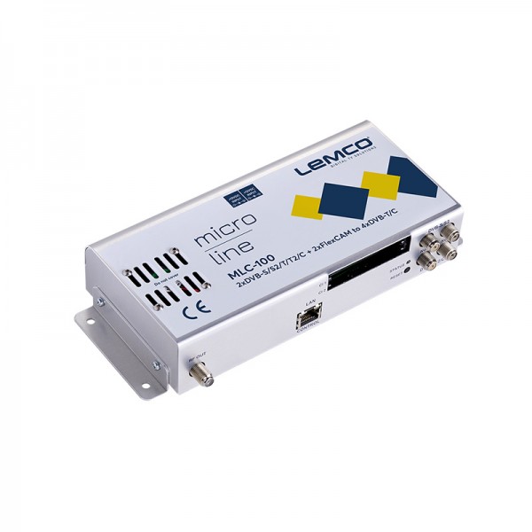 LEMCO MLC-100 2 x DVB-S/S2/T/T2/C + 2 x FlexCAM σε 4 x DVB-T/C