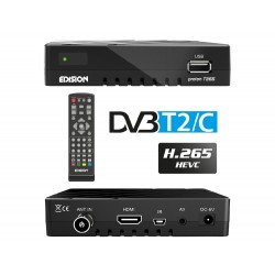 EDISION PROTON T265 Επίγειος δέκτης DVB-T2/C Full HD H.265 HEVC