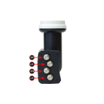 LNB QL-4 QUATTRO EDISION για 1 Δορυφόρο σύνδεση με Πολυδιακόπτη