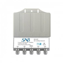 SAB DISEQC GD-41E 4x1 έως 4 Δορυφόρους προς 1 Δέκτη