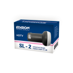 EDISION LNB SL-2 SINGLE για 1 Δορυφόρο και 1 δορυφορικό δέκτη