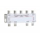 Silver star DSP-8 Διακλαδωτής κεραίας 1:8 5-2400MHz, είσοδος - έξοδος DC PASS 8 εξόδων 