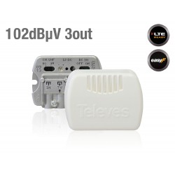 TELEVES 562703 Ενισχυτής κεντρικής 3 Out 22dB/2x102 & 1x94dbμV