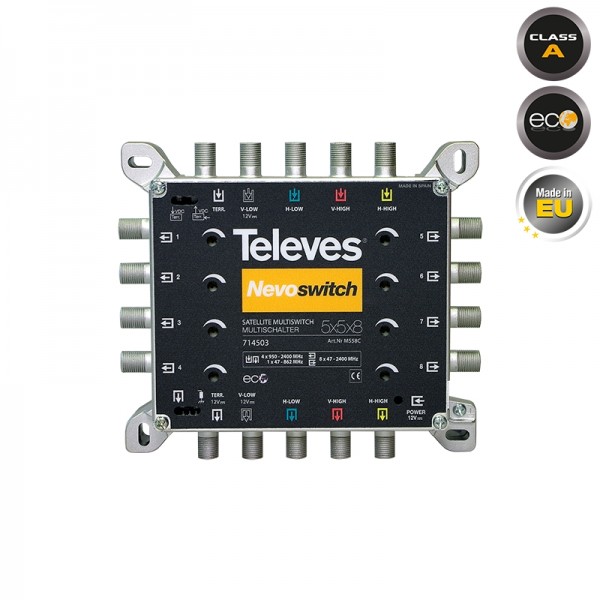 TELEVES 714503 NEVOSWITCH 5x5x8