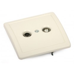 ALCAD EM-200 Front Plate TV-FM (For BM & BC outlets)