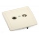 ALCAD EM-200 Front Plate TV-FM (For BM & BC outlets)
