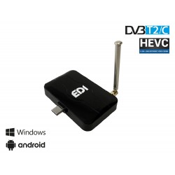 EDI-COMBO T2/C USB TUNER Δέκτης για PC ή Android 