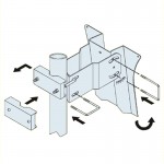 Edision Δορυφορική Κεραία 60cm Aluminium Λευκό