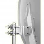 Edision Δορυφορική Κεραία 60cm Aluminium Λευκό