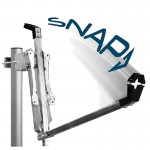 Edision Δορυφορική Κεραία 85cm Aluminium Λευκό