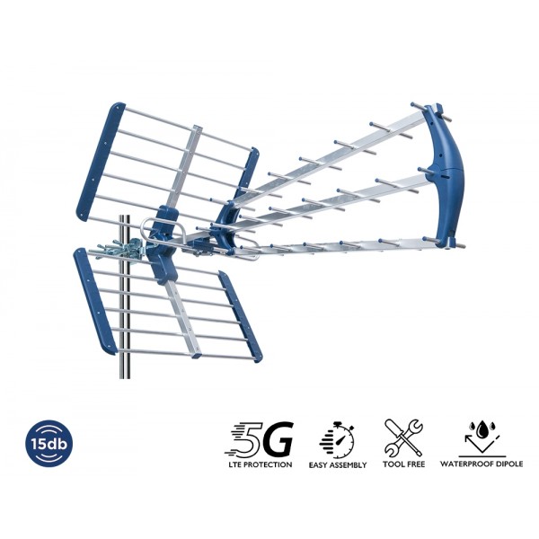 Edision Κεραία TALOS 15db 5G 21-48