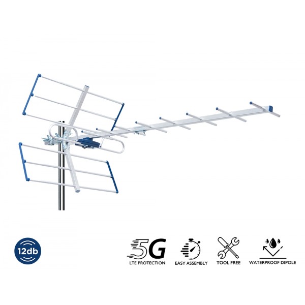 Edision Κεραία YAGI 12db 5G 21-48