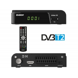 EDISION TRITON T2 Full HD δέκτης Επίγειων Ψηφιακών καναλιών MPEG4